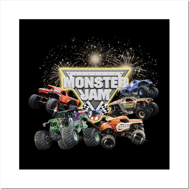 Monster jam Monster Jam Posters and Art Prints TeePublic